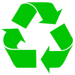 logo recyklingu, recycled, recykling, zielone strzaki, strzaki