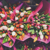 kwiaty, bukiet kwiatw, re